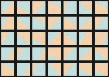 Soyut Geometrik Desen üretken hesaplama sanatı çizimi