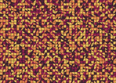 Soyut Geometrik Desen üretken hesaplama sanatı çizimi