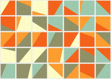 Soyut Geometrik Desen üretken hesaplama sanatı çizimi