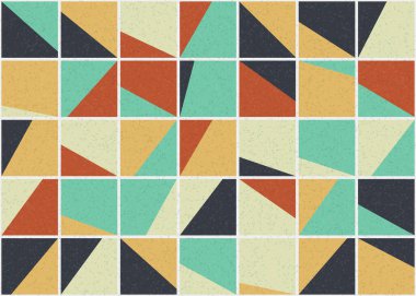 Soyut Geometrik Desen üretken hesaplama sanatı çizimi