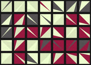 Soyut Geometrik Desen üretken hesaplama sanatı çizimi