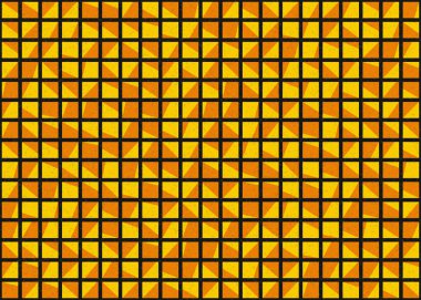 Soyut Geometrik Desen üretken hesaplama sanatı çizimi