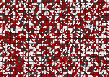 Soyut Geometrik Desen üretken hesaplama sanatı çizimi