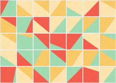 Soyut Geometrik Desen üretken hesaplama sanatı çizimi