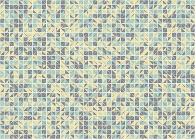 Soyut Geometrik Desen üretken hesaplama sanatı çizimi