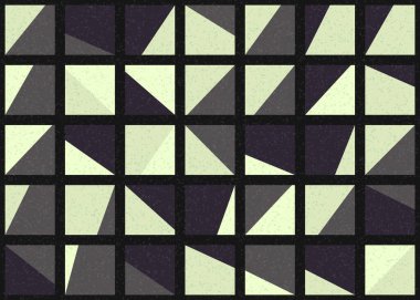 Soyut Geometrik Desen üretken hesaplama sanatı çizimi