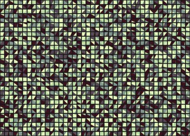 Soyut Geometrik Desen üretken hesaplama sanatı çizimi