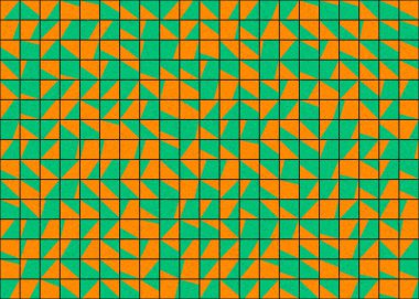 Soyut Geometrik Desen üretken hesaplama sanatı çizimi
