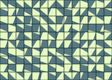 Soyut Geometrik Desen üretken hesaplama sanatı çizimi