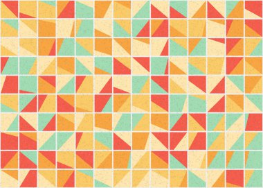 Soyut Geometrik Desen üretken hesaplama sanatı çizimi