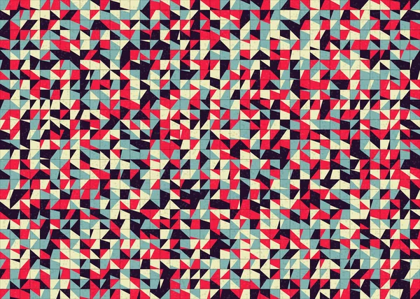 Soyut Geometrik Desen üretken hesaplama sanatı çizimi