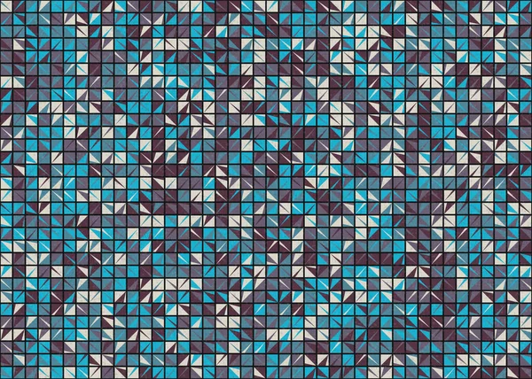 Abstrakte Geometrische Muster Generative Computergestützte Kunstillustration — Stockvektor