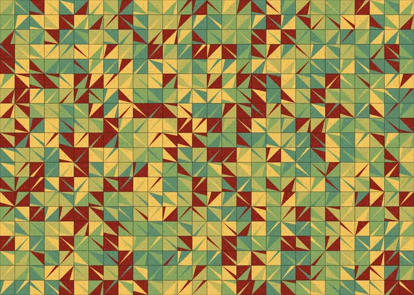 Soyut Geometrik Desen üretken hesaplama sanatı çizimi