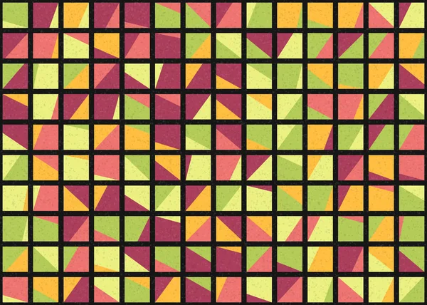 Abstrakte Geometrische Muster Generative Computergestützte Kunstillustration — Stockvektor