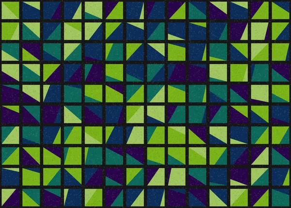 Abstrakte Geometrische Muster Generative Computergestützte Kunstillustration — Stockvektor