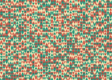 Soyut Geometrik Desen üretken hesaplama sanatı çizimi