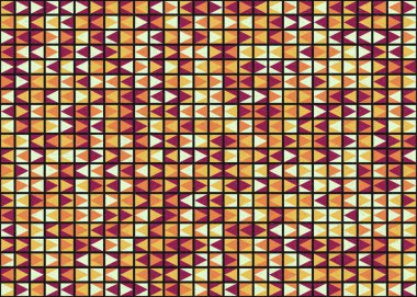 Soyut Geometrik Desen üretken hesaplama sanatı çizimi