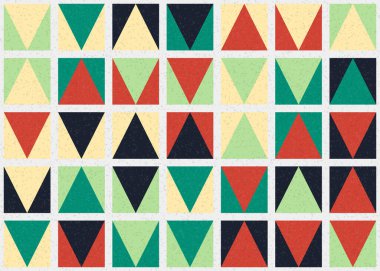 Soyut Geometrik Desen üretken hesaplama sanatı çizimi