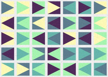 Soyut Geometrik Desen üretken hesaplama sanatı çizimi