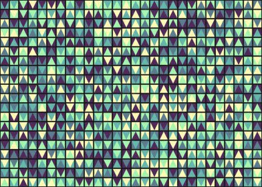 Soyut Geometrik Desen üretken hesaplama sanatı çizimi