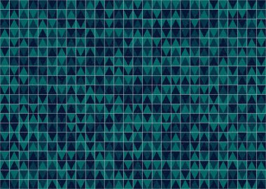 Soyut Geometrik Desen üretken hesaplama sanatı çizimi