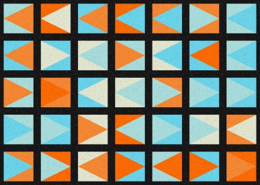 Soyut Geometrik Desen üretken hesaplama sanatı çizimi