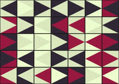 Soyut Geometrik Desen üretken hesaplama sanatı çizimi