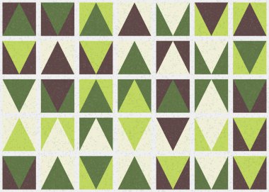 Soyut Geometrik Desen üretken hesaplama sanatı çizimi