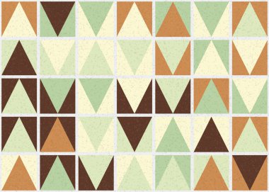 Soyut Geometrik Desen üretken hesaplama sanatı çizimi