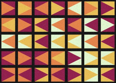 Soyut Geometrik Desen üretken hesaplama sanatı çizimi