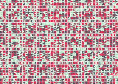 Soyut Geometrik Desen üretken hesaplama sanatı çizimi