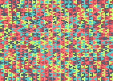 Soyut Geometrik Desen üretken hesaplama sanatı çizimi