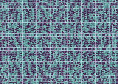 Soyut Geometrik Desen üretken hesaplama sanatı çizimi