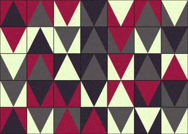 Soyut Geometrik Desen üretken hesaplama sanatı çizimi