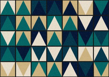 Soyut Geometrik Desen üretken hesaplama sanatı çizimi