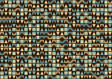 Soyut Geometrik Desen üretken hesaplama sanatı çizimi