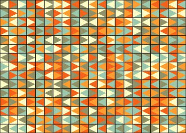 Soyut Geometrik Desen üretken hesaplama sanatı çizimi