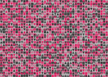 Soyut Geometrik Desen üretken hesaplama sanatı çizimi