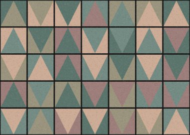 Soyut Geometrik Desen üretken hesaplama sanatı çizimi