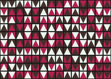 Soyut Geometrik Desen üretken hesaplama sanatı çizimi