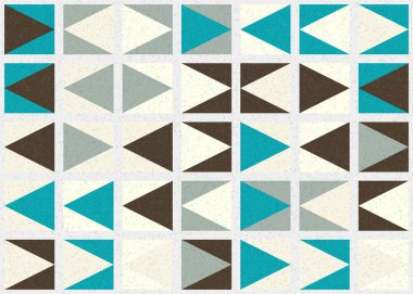 Soyut Geometrik Desen üretken hesaplama sanatı çizimi