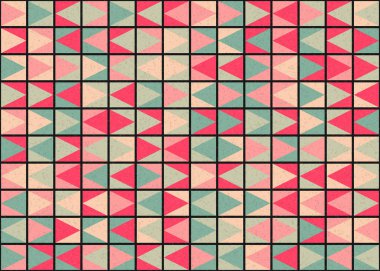 Soyut Geometrik Desen üretken hesaplama sanatı çizimi