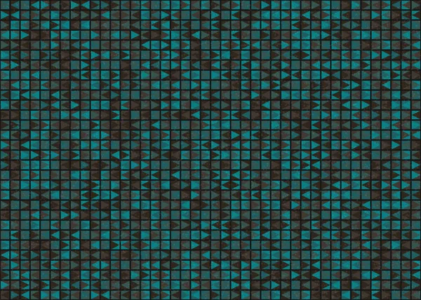 Resumen Del Patrón Geométrico Ilustración Arte Computacional Generativo — Vector de stock