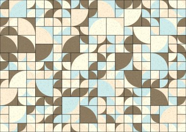 Soyut Geometrik Desen üretken hesaplama sanatı çizimi