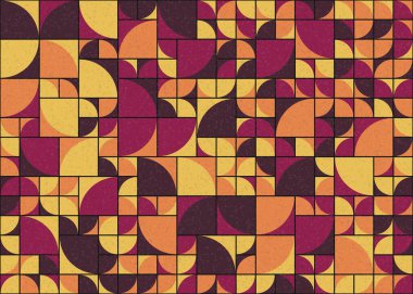 Soyut Geometrik Desen üretken hesaplama sanatı çizimi