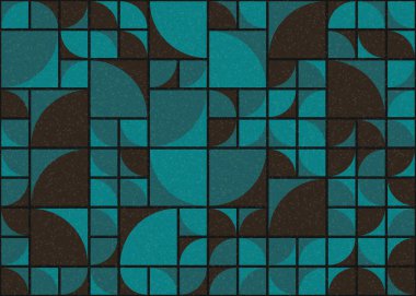 Soyut Geometrik Desen üretken hesaplama sanatı çizimi