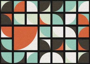 Soyut Geometrik Desen üretken hesaplama sanatı çizimi