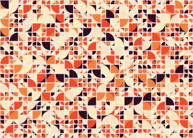 Soyut Geometrik Desen üretken hesaplama sanatı çizimi