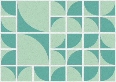 Soyut Geometrik Desen üretken hesaplama sanatı çizimi