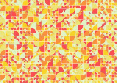 Soyut Geometrik Desen üretken hesaplama sanatı çizimi